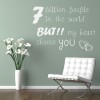My Heart Chose You Love Quote Wall Sticker