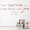 I Want You Love Quote Wall Sticker