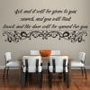 Search And You Shall Find Christian Wall Sticker