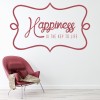 Happiness Inspirational Quote Wall Sticker