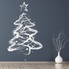 Christmas Tree Xmas Star Wall Sticker