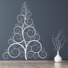 Swirl Christmas Tree Wall Sticker