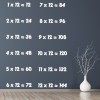 12 Times Table Math Wall Sticker
