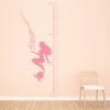 Mermaid Height Chart Growth Chart Wall Sticker