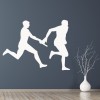 Relay Runners Athletics Sports Wall Sticker