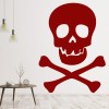 Skull And Crossbones Pirate Wall Sticker