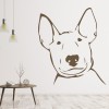 Bull Terrier Dog Fun Animals Wall Sticker
