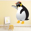Waving Penguin Wall Sticker