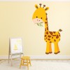 Yellow Giraffe Nursery Wall Sticker