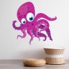 Purple Octopus Wall Sticker