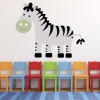 Cute Zebra Nursery Wall Sticker