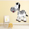 Fun Zebra Nursery Wall Sticker