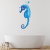 Blue Seahorse Wall Sticker