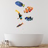 Tropical Fish Bathroom Wall Sticker