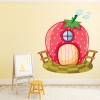 Strawberry House Fairytale Wall Sticker