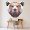 Geometric Bear Wall Sticker