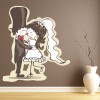 Bride & Groom Wedding Wall Sticker