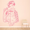 Geisha Girl Japanese Wall Sticker