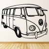 VW Camper Van Transport Wall Sticker