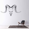 Ram Skull Animals Horns Wall Sticker