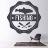 Fishing Sign Wall Sticker