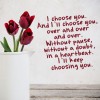 I Choose You Love Quote Wall Sticker