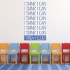 I Think I Can Children's Quote Wall Sticker