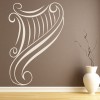 Harp Musical Instruments Wall Sticker