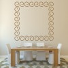 Spiral Pattern Ornate Frame Wall Art Wall Sticker