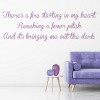 Rolling In The Deep Adele Song Lyrics Wall Sticker