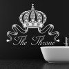 The Throne Toilet Humour Wall Sticker