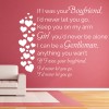 Justin Bieber Boyfriend Song Lyrics Wall Sticker