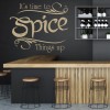 Spice Things Up Kitchen Quote Wall Sticker