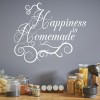 Happiness Is Homemade Kitchen Quote Wall Sticker