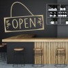 Open Kitchen Cafe Quote Wall Sticker