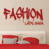 Fashion Quote Lady Gaga Wall Sticker