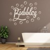 Bubbles Bathroom Quote Wall Sticker