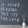 If You're Reading This Drake Album Wall Sticker