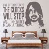 Foo Fighters The Clocks Will Stop Wall Sticker