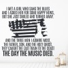 American Pie Don McLean Wall Sticker