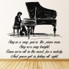 Billy Joel Piano Man Wall Sticker