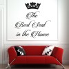 The Best Seat Bathroom Quote Wall Sticker