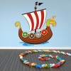 Viking Ship Wall Sticker