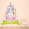 Pink Fairytale Castle Wall Sticker Wall Sticker