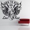 Born To Ride Motorbike Wall Sticker