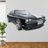 Black & White Ford Mustang Car Wall Sticker