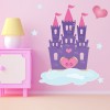 Purple Princess Castle Wall Sticker