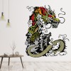 Chinese Dragon Monster Wall Sticker