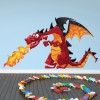 Red Dragon Monster Wall Sticker