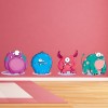 Cute Monsters Kids Wall Sticker Set